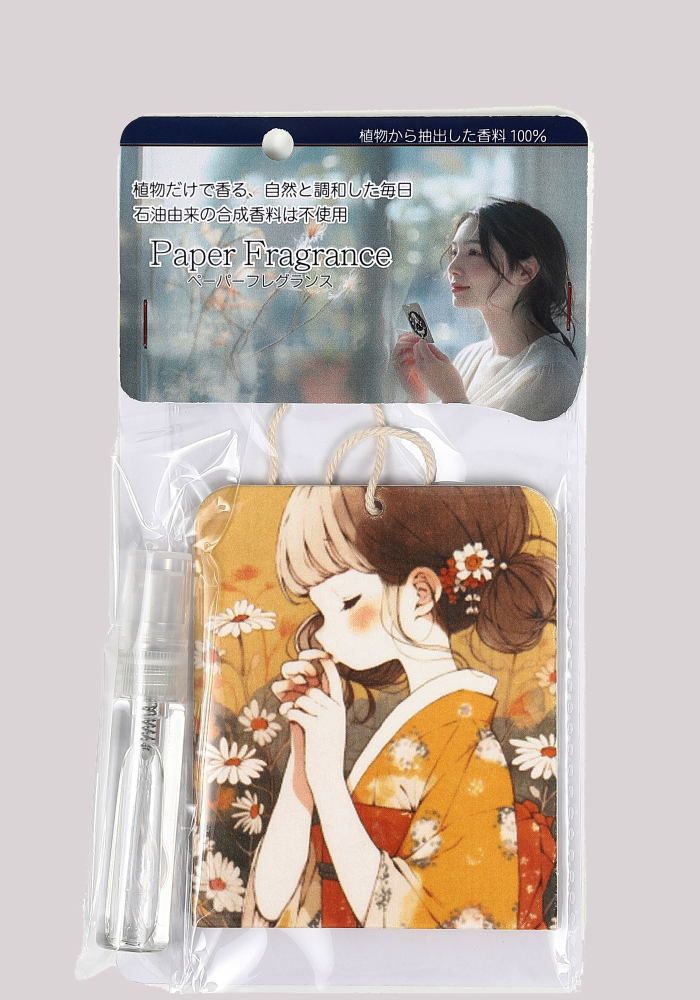 香り:ゆず&ひのき ペーパーフレグランス