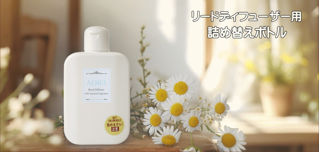 リードディフューザーの詰め替えボトルの商品一覧へ